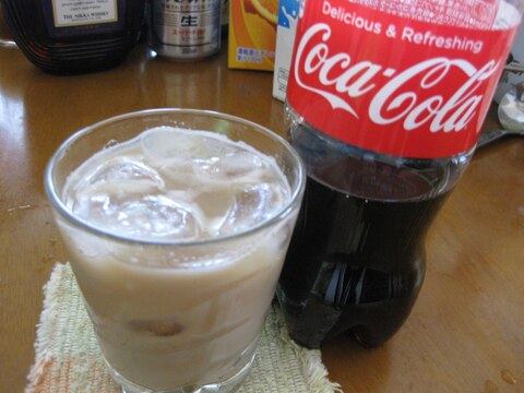 【コカ･コーラ】と豆乳で☆まろやかなカクテル♪